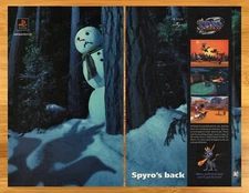 1999 Spyro 2: Ripto's Rage PS1 Playstation 1 Print Ad/Poster Authentic Promo Art