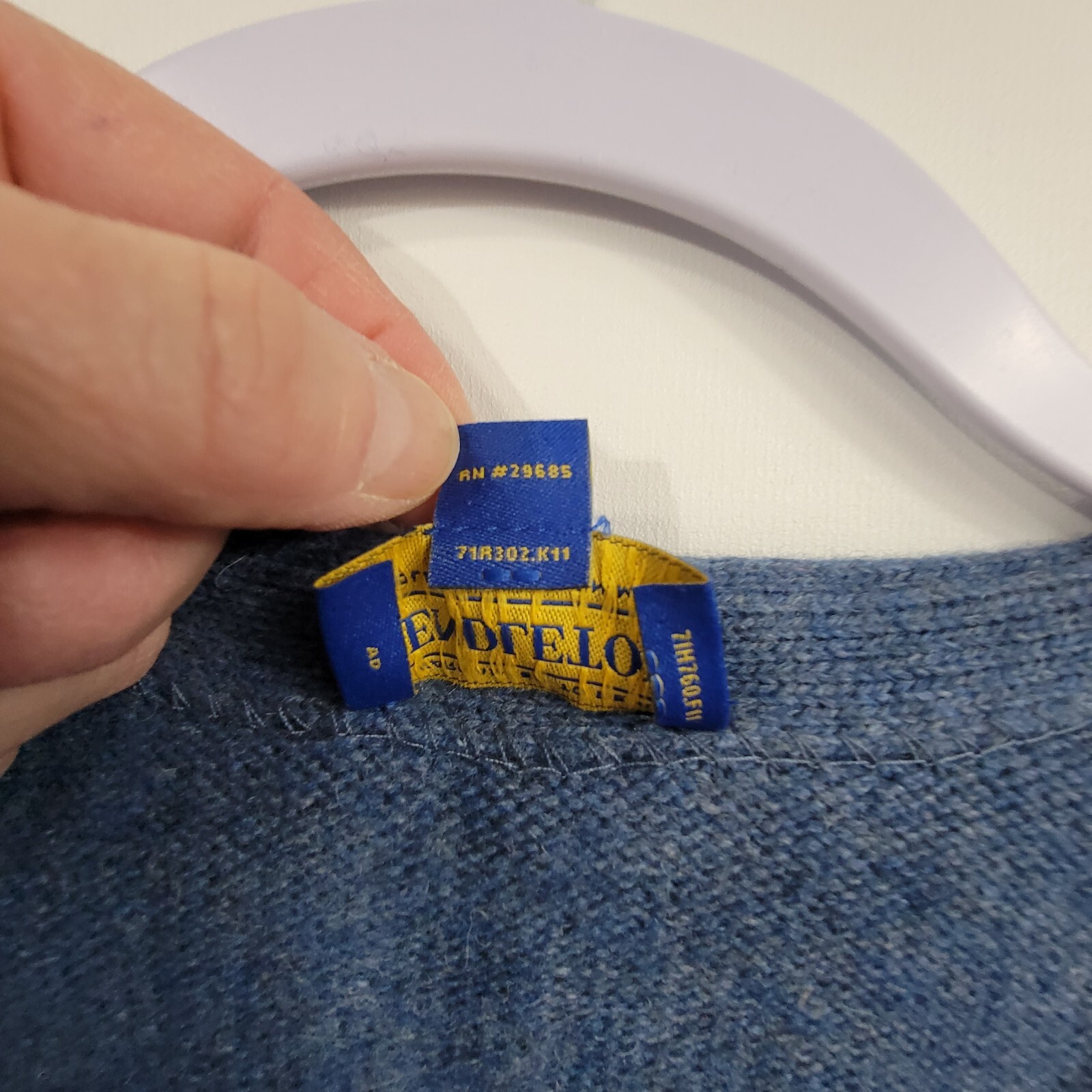 Pendleton Lambs Wool Blend V-Neck Button Down Car… - image 4