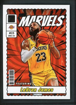 【D31】 NBA カード LeBron James MARVELS 2023-24 LEBRON JAMES PANINI DONRUSS NET MARVELS | eBay