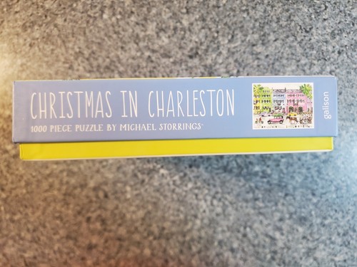 NEW Galison CHRISTMAS IN CHARLESTON 1000 piece puzzle Michael Storrings - Picture 6 of 6