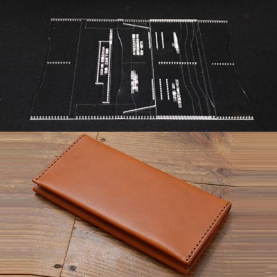 4 Stck. Leder Lange Geldbörse Vorlage Klar Acryl Muster Lederhandwerk Werkzeuge