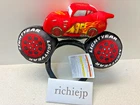Japan Tokyo Disney Pixar Cars Lightning McQueen Ears Headband Tire Plush
