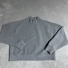 Calia Carrier Underwood Sweatshirt Womens Medium Gray Long Sleeve Mock Neck