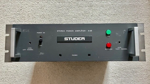 Studer A68 Stereo Endstufe Serviced 1/2
