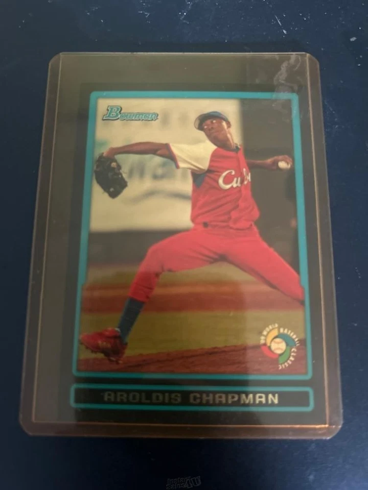 2009 Bowman - World Baseball Classic Aroldis Chapman #BW12 Trading Card Topps - Image 2 of 3
