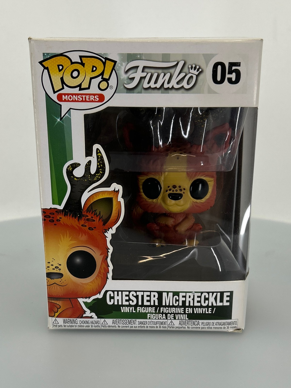 Funko Pop! Funko Wetmore Forest Chester Mcfreckle Orange #5 Damaged Box
