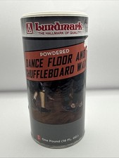 Lundmark Powdered Dance Floor and Shuffleboard Wax 16 Ounce Sealed
