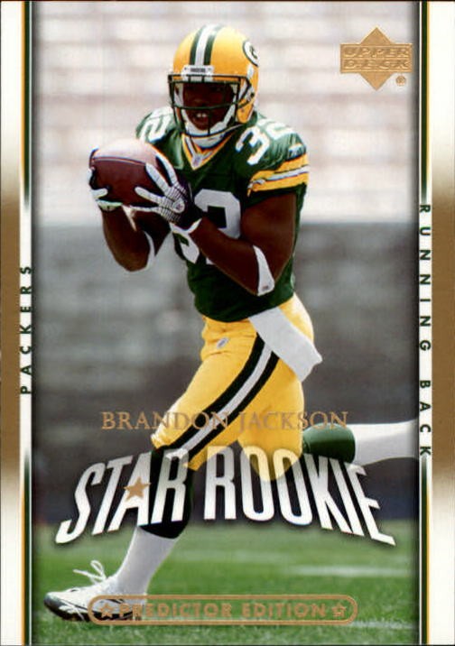 2007 Upper Deck Gold Predictor Edition #229 Brandon Jackson - FB
