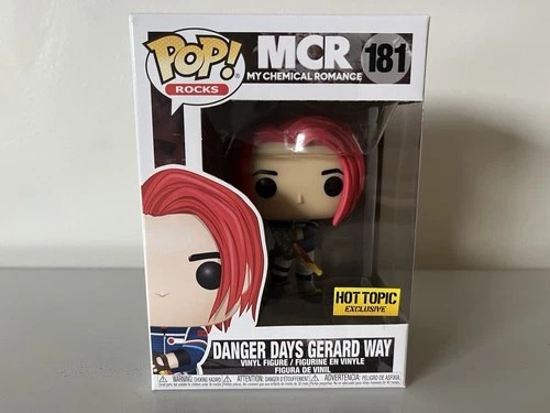 Funko Pop Rocks MCR My Chemical Romance #181 Danger Days Gerard Way Figure NIB