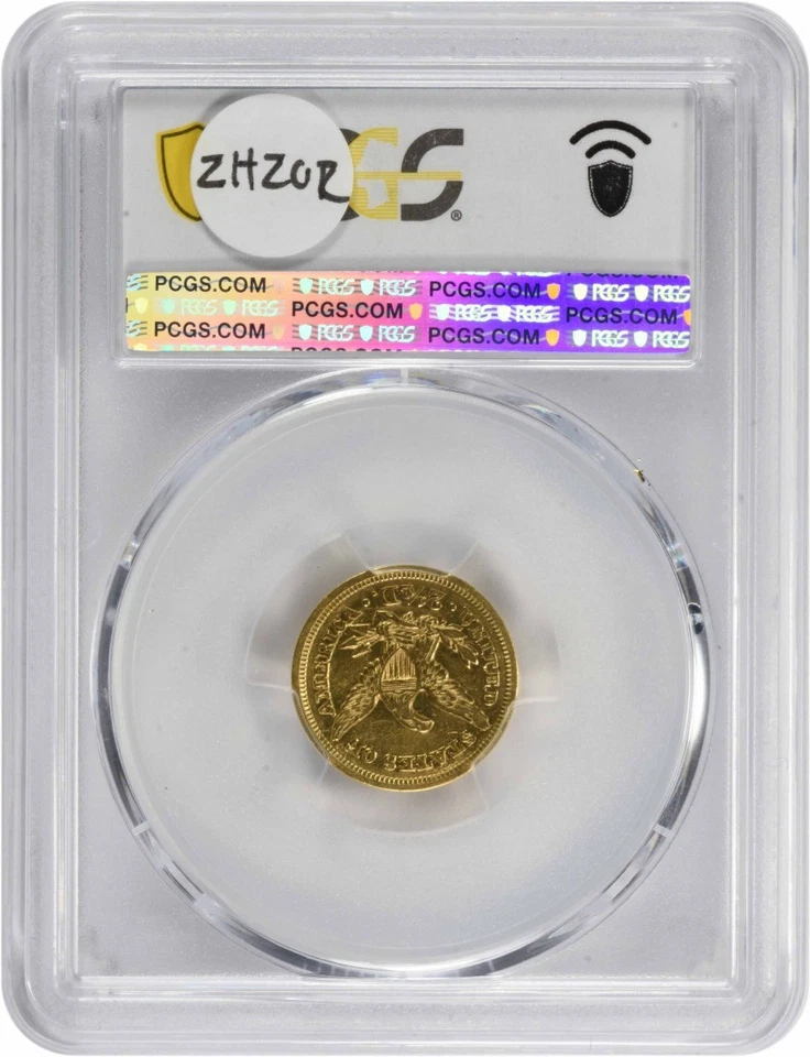 1848 $2.50 Gold Liberty Head EF45 PCGS - Image 2 of 4
