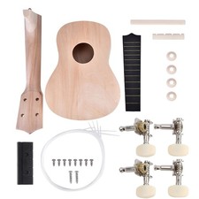 DIY Ukulele Kit, 21 Inch Basswood 4 String Guitar Build Your Own Ukulele Kit ...