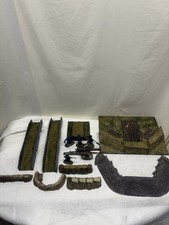 Civil War Dioramas Lot Of 15 Pieces Cannon Men Various Other Pieces