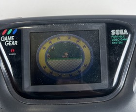 Sega Game Gear Lot w 7 games Case Power Back & Screen TESTED-