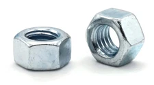 1/2"-13 Grade 5 Finished Hex Nuts Electro Zinc Plated Steel package of 50