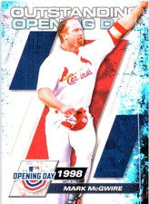 2021 Topps Opening Day #OOD-8 Mark McGwire Outstanding Opening Day