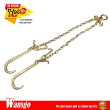 V Type Tow Chain J Hook 3/8 x 2´ Grab Hook Tractor Car Wrecker Truck 0900134