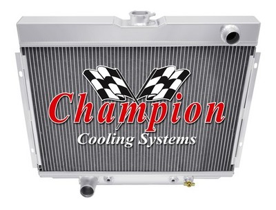 For 1968 1969 Ford Torino, Champion Racing 3 Row Aluminum Radiator (Big Block)