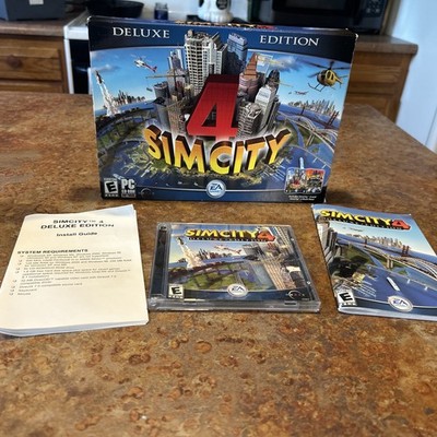 SimCity 4: Deluxe Edition (PC, 2003) Vintage With Box!