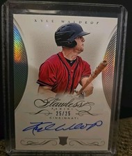 2016 Panini Flawless Rookie Signatures #RFKW Kyle Waldrop Auto 25 /25  Bookend 