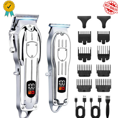 Professional Hair Cut Machine Barber Salon Cutting Trimmer Clipper Kit Set