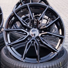 19 Zoll Alufelgen RW02 für Audi A4 S4 A5 S5 B8 B9 Typ 8T 8F 8W F4 F5 Schwarz ABE