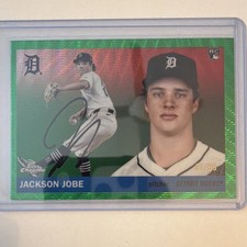 Topps Chrome 2025 platinum Jackson Jobe Tiger...
