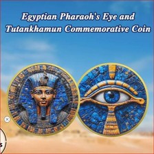 Egyptian Pharaoh Art Commemorative Coin Tutankhamun