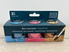 Crafters Companion Spectrum Noir Watercolour AquaTint Ink Afternoon Tea in Box