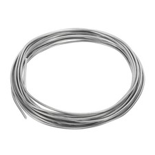 1Pcs 99.99 High Purity Zinc Wire 17 Pure Zinc Beading Wire 1.5mm 16.4'/Roll 