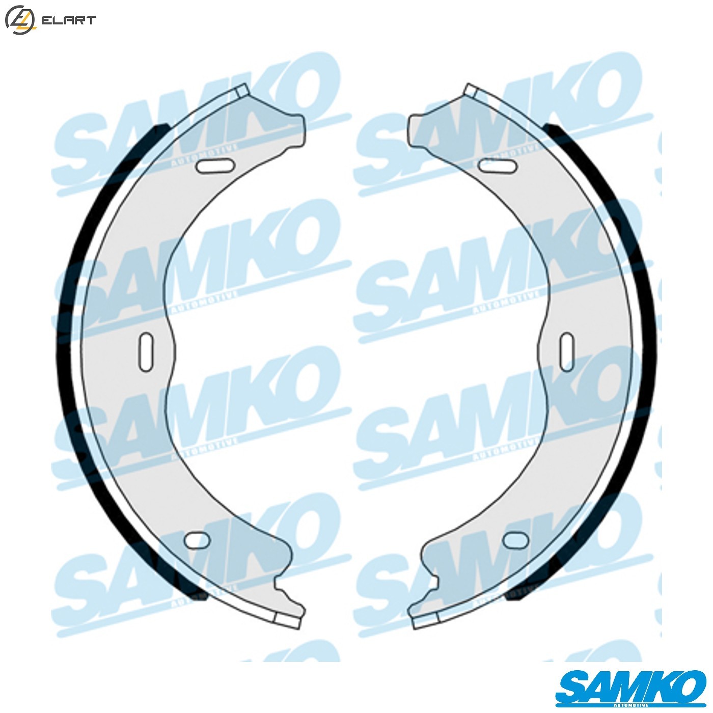 BRAKE SHOE SET PARKING BRAKE 81117 FOR MERCEDES-BENZ OM 651.961 2.1L 4cyl 3.0L