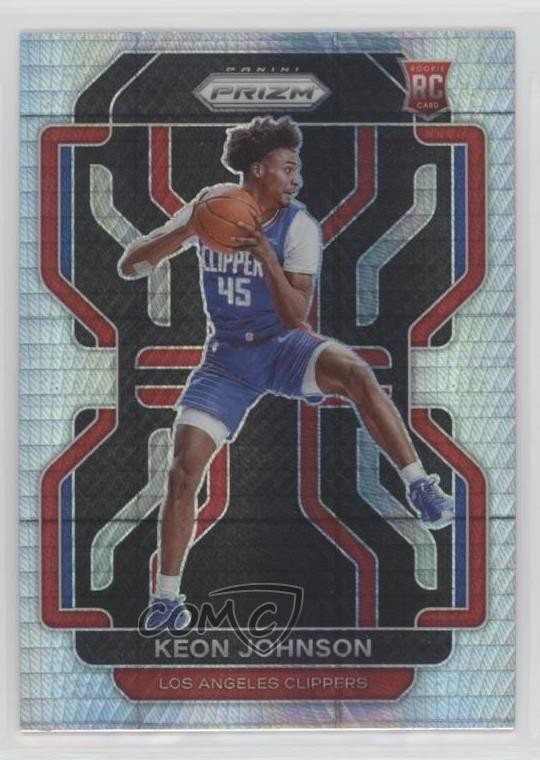 2021-22 Panini Prizm Hyper Prizm Keon Johnson #326 Rookie RC