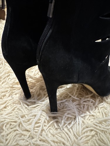 Saks Fifth Avenue Suede Leather Booties Women’s 8.5M Florynce - Picture 9 of 14