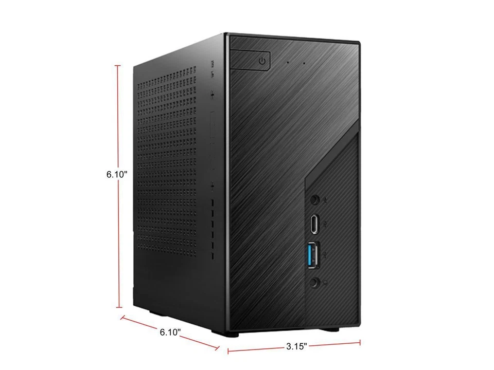 ASRock DESKMINI X300W AMD X300 mini PC Barebone AMD AM4 Socket W/O CPU - Image 2 of 4