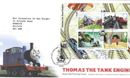 GB Comm/FDC - Thomas The Tank Engine - Edinburgh -  2011 (RM981)