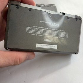 Nintendo 3DS Handheld Video Game Console Black CTR-001 (USA) W Charger US Model