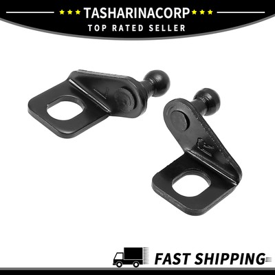 Universal Piece of 2 10mm Car Ball Studs Mounting Brackets for Gas Struts Shocks