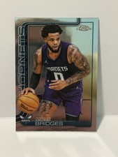 Topps Chrome 2025 Miles Bridges #30 Charlotte Hornets Basketball Card