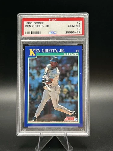 1991 Score - Ken Griffey Jr #2 - PSA 10