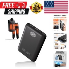 7.4V/5V Battery Pack for Heated Vest, Ultra-Small 10000mAh Battery Pack for H...