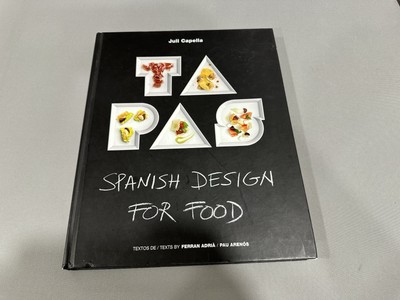 Tapas Spanish Design For Food Hard Cover