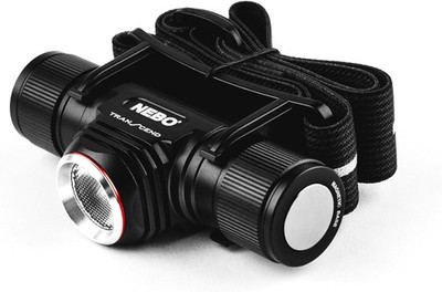 NEBO Transcend Rechargeable Headlamp | 1000 Lumens, 5 Light One Size, Black 