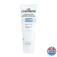Curlsmith Fragrance-Free Strong Hold Styling Gel - Long-Lasting Frizz Control