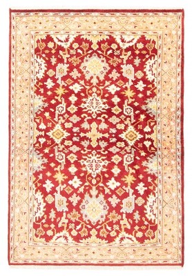 Hand Knotted Area Rug 4'0'' x 5'10'' Traditional Oriental Wool Carpet