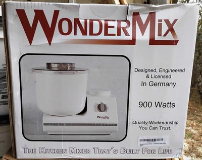   WonderMix Deluxe Kitchen Mixer (w/ Blender, Dough Hook, Whisks & Cookie Whips)