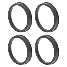 67.1mm to 59.6mm Car Wheel Hub Centric Rings Black OD 67.1mm to ID 59.6mm