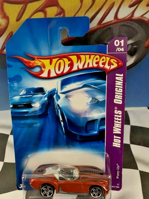 Hot Wheels 2007 Hot Wheels Design(Originals) 1/4 045 Pony-Up Orange PR5