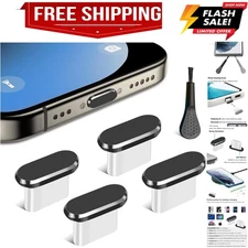 USB C Dust Plug, 4 Pack Type C Anti Dust Plug Cover Charging Port Protector C...