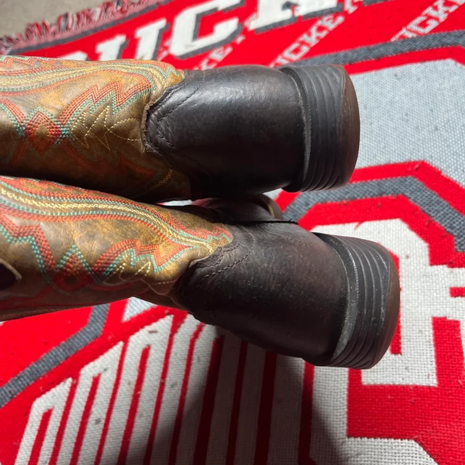 Vintage Durango Women’s Brown Leather Y2K Cowboy Boots | UK 3.5 image 10