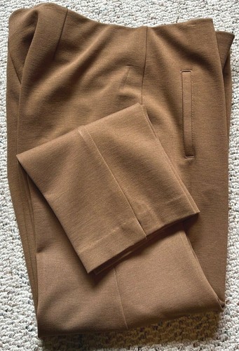 Slimming Ponte Knit Ankle Pants 