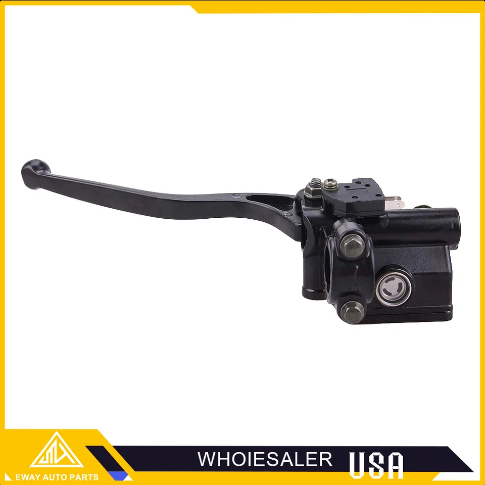 Cilindro maestro de freno negro para Honda FourTrax 200 TRX200SX 2x4 1986-1990 ATV Foto 4 de 4